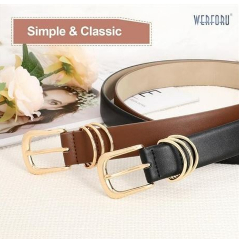 NWOT Set of Belts - Black & Tan